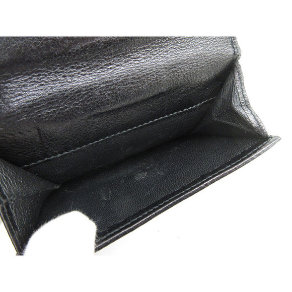 Gucci GG Double Hook Bifold Wallet Black Canvas Leather - Picture 8 of 9